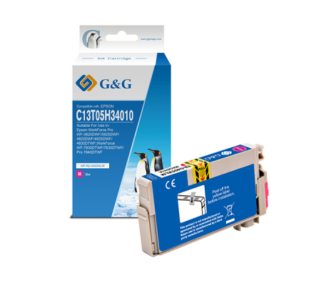 Cartuccia ink - compatibile - per Epson - WorkForce Pro WF-3820DWF-3825DWF - magenta - GeG - NP-R2-0405XLM - DMwebShop