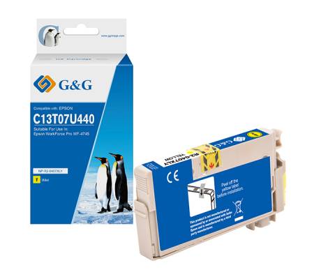 Cartuccia ink - compatibile - per Epson - WorkForce Pro WF-4745 - giallo - GeG - NP-R2-0407XLY - 6941580852402 - DMwebShop