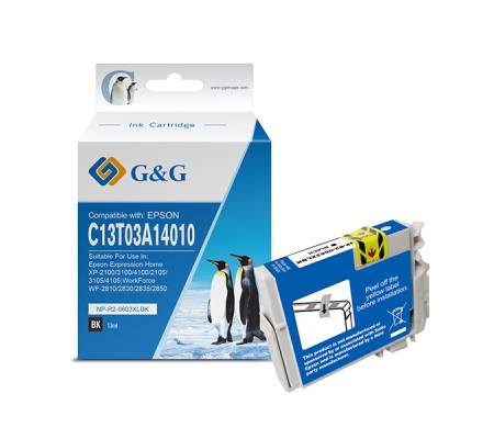 Cartuccia ink - compatibile - per Epson - Expression Home XP-2100-3100-4100 - nero - GeG - NP-R2-0603XLBK - 6939385916535 - DMwebShop