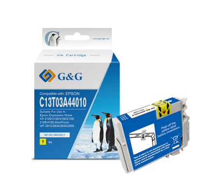 Cartuccia ink - compatibile - per Epson - Expression Home XP-2100-3100-4100 - giallo - GeG - NP-R2-0603XLY - 6939385916566 - DMwebShop