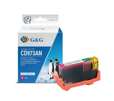 Cartuccia ink - compatibile - per HP - officejet 6000-6500-7000-7500A - magenta - GeG - NP-H-0920XLM-D - 6934974186252 - DMwebShop