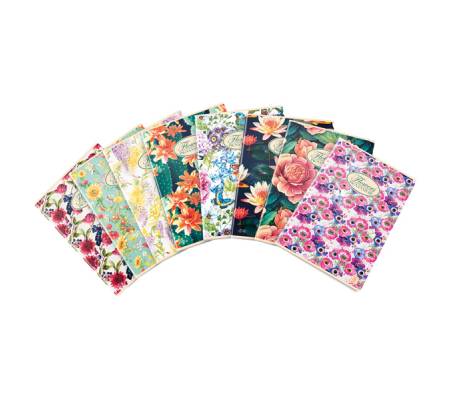 Maxiquaderno Nature Flowers - A4 - 1 rigo - 42 fogli - 80 gr - conf. 10 pezzi - Pigna - 02298851R - 8005235525931 - DMwebShop