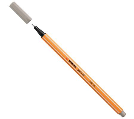 Pennarello Point 88 - tratto 0,4 mm - grigio caldo - 93 - conf. 10 pezzi - Stabilo - 88/93 - 4006381579407 - DMwebShop