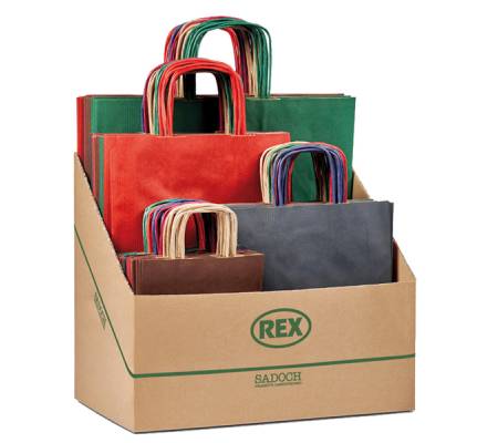 Shopper Allegra - formati assortiti - colori scuri - Sadoch - expo 100 pezzi - Rex Sadoch - SCNEBBDAR - 8006715203035 - DMwebShop