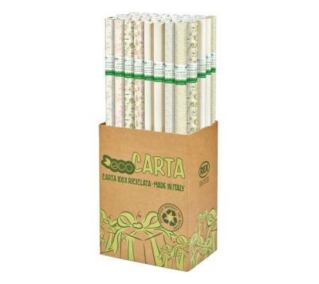 Rotolo carta regalo Erba - 70 cm x 2 mt - fantasie assortite - conf. 50 pezzi - Rex Sadoch - EB3JGN1 - 8006715251067 - DMwebShop
