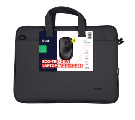 Borsa per laptop Bologna - con mouse - 16 ' - nero - Trust - 24988 - DMwebShop