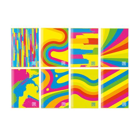 Maxiquaderno One Color Fantafluo - A4 - 1 rigo - 21 fogli - 80 gr - conf. 10 pezzi - Blasetti - 8123 - 8007758281233 - DMwebShop