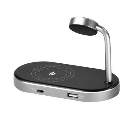 Supporto di ricarica 3-in-1 - WCS-02 - ricarica via cavo e wireless - Verbatim - 49556 - 23942495567 - DMwebShop