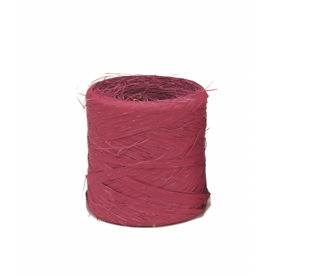 Nastro Raphia Vintage - bordeaux 65 - 200 mt - Bolis 51781322065