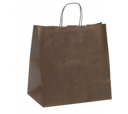 Shoppers in carta maniglie cordino - 32 x 20 x 33 cm - avana - conf. 25 sacchetti Mainetti Bags - 073014 - DMwebShop