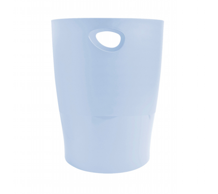 Cestino gettacarta Ecobin Aquarel - azzurro - Exacompta 45362D