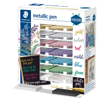 Marcatore Metallic - colori assortiti - expo 70 pezzi - Staedtler - 8323-SCA70 - DMwebShop