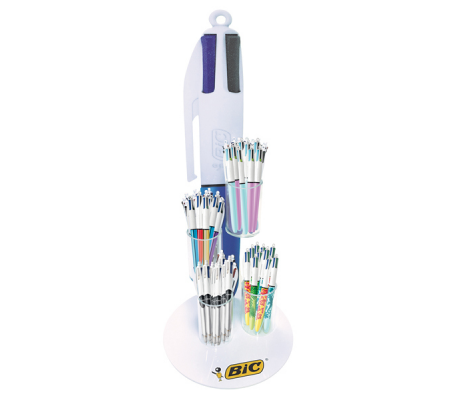 Penna 4 Colours Small - 4 versioni assortiti - expo 72 pezzi - Bic - 514834 - DMwebShop