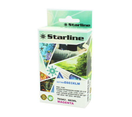 Cartuccia - 603XL Stella Marina - magenta - 13 ml - Starline - JNEP603M - 8025133125842 - DMwebShop