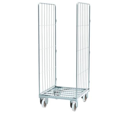Roll container - 2 sponde laterali - con cinghia - 70 x 80 x 179 cm - Tecnotelai - C400 - 806258980282 - DMwebShop