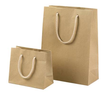 Shopper - 12 x 15 + 7 cm - 160 gr - carta kraft - avana - conf. 12 pezzi - PNP - UY508HNN03XNN - 8013170570985 - DMwebShop