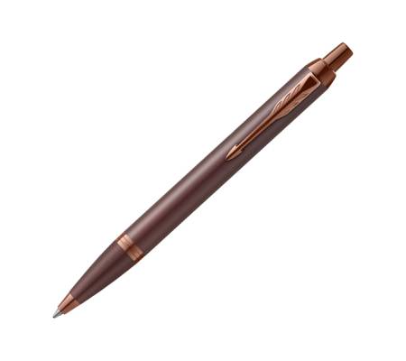 Penna sfera IM Monochrome - punta M - burgundy - Parker - 2190514 - 3026981905148 - DMwebShop