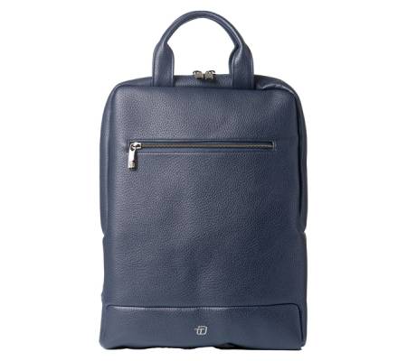 Zaino slim Gate Trended - 28 x 38 x 10 cm - ecopelle - blu - InTempo - 9232GAT32 - 8029221835422 - DMwebShop