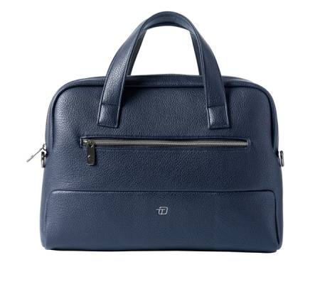 Borsa slim Gate Trended - con manici - 41 x 30 x 15 cm - ecopelle - blu - InTempo - 9216GAT32 - 8029221835583 - DMwebShop