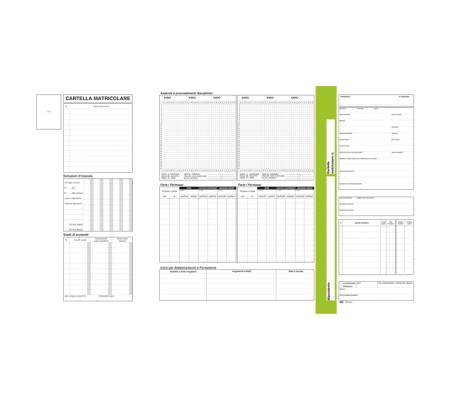 Cartellina matricolare - con vano portadocumenti - 32,5 x 25,5 cm - conf. 40 pezzi - Data Ufficio - 7420N0000G - 18008842581519 - DMwebShop
