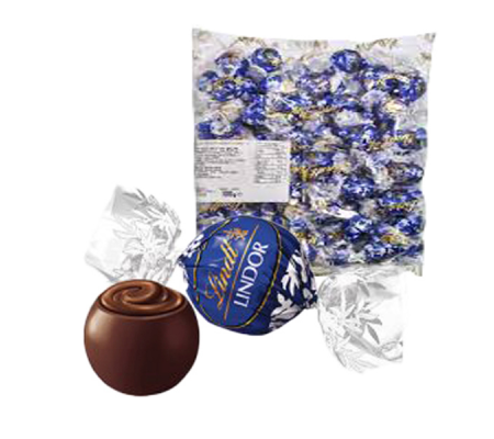 Busta Lindor - cioccolato fondente - 1 kg - Lindt - LIBOF - DMwebShop