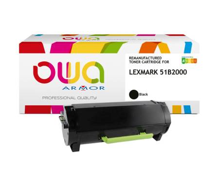 Toner compatibile - nero - per Lexmark 51B2000 - 2500 pagine - Armor - K18133OW - 3112539737580 - DMwebShop