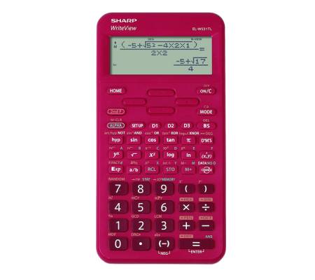 Calcolatrice scientifica - EL-W531TL - rosso - Sharp - ELW531TLBRD - 4974019967585 - DMwebShop