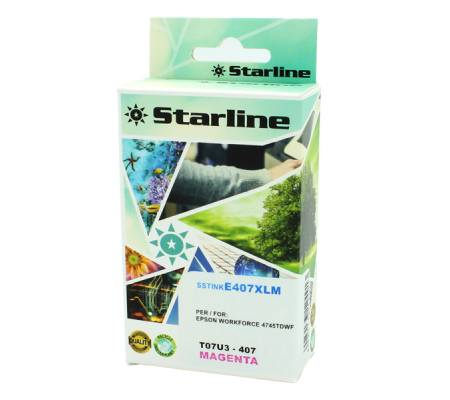 Cartuccia Ink compatbile - per Epson 407 - magenta - 26 ml - Starline - JNEP407M - 8025133124913 - DMwebShop