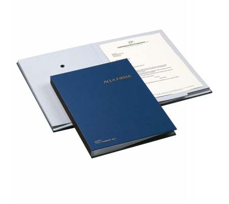 Libro firma - 18 intercalari - 24 x 34 cm - blu - Fraschini - 618A-BLU - 8027033018040 - DMwebShop