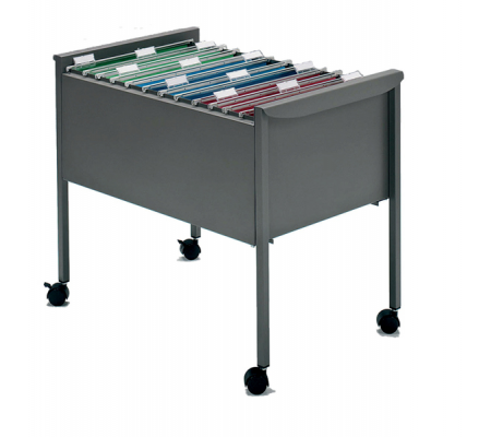 Carrello Filemate - per cartelle sospese - 42,5 x 59 x 66 cm - King Mec - 50559 - DMwebShop