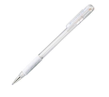 Roller Gel Hybrid Grip Luna K118 - punta 0,8 mm - bianco - conf. 12 pezzi - Pentel - K118-LW - 3474377922437 - DMwebShop