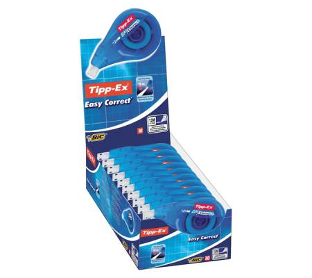 Correttori a nastro Easy Correct - 4,2 mm x 12mt - conf. 10 pezzi - Tipp-ex - 8290352 - 3086126644530 - DMwebShop