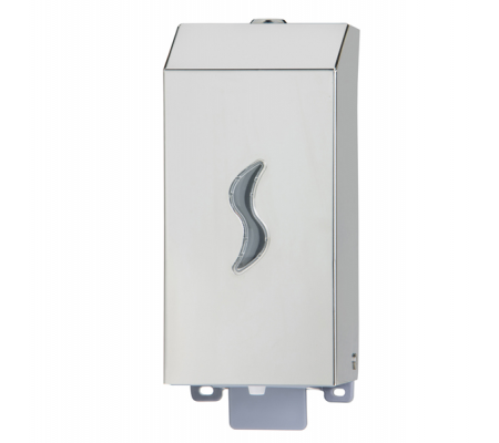 Dispenser per sapone liquido - 9,5 x 10,5 x 22,5 cm - capacita' 0,5 lt - acciaio inox - Medial International - 104036 - 8033433779061 - DMwebShop