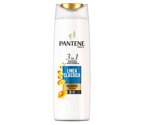 Shampoo 3 in1 - linea classica - 225 ml - Pantene - PG131 - DMwebShop