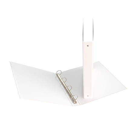 Raccoglitore - 4 anelli tondi 30 mm - dorso 4 cm - 22 x 30 cm - bianco - Starline