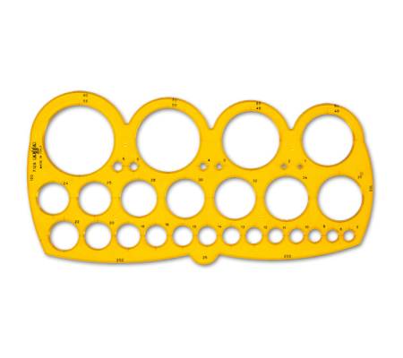 Maschera cerchi - 1/55 mm - con smusso - conf. 10 pezzi - Arda - 7126 - 8003438071262 - DMwebShop