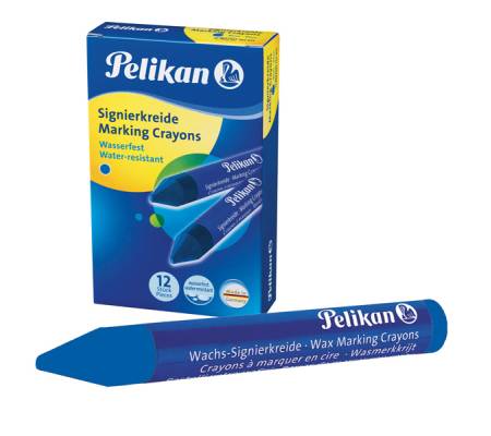 Pastello industriale 762 - blu - scatola 12 pezzi - Pelikan - 100436042 - 4012700701015 - DMwebShop
