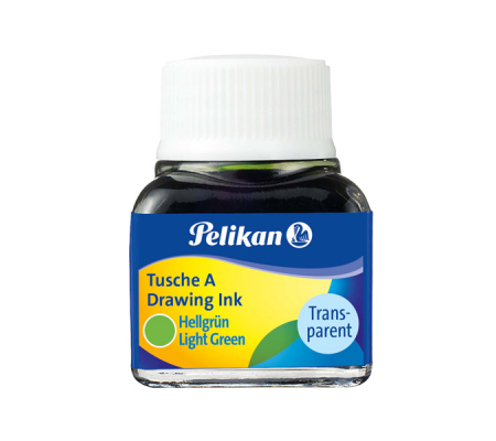 Inchiostro di china 523 - 10 ml - verde chiaro - conf. 10 pezzi - Pelikan - 0AUC06 - DMwebShop