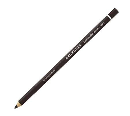 Matita Lumocolor Glasochrom - permanente - nero - conf. 12 pezzi - Staedtler - 108 20-9 - 4007817105320 - DMwebShop