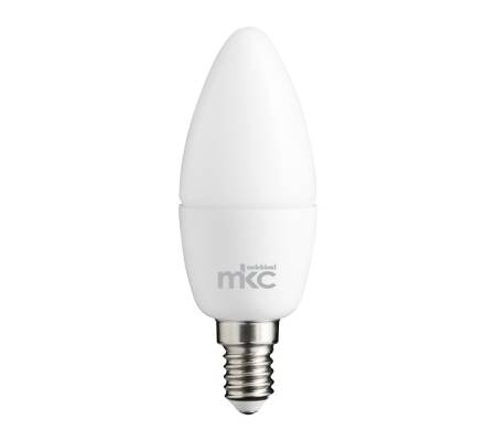 Lampada - LED - candela - 5,5 W - E14 - 3000 K - luce bianca calda - Mkc - 499048018 - 5900605094112 - DMwebShop