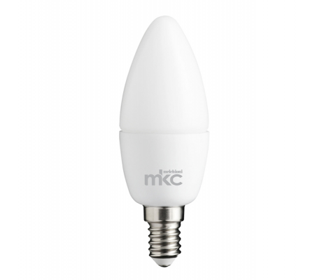 Lampada - LED - candela - 5,5 W - E14 - 4000 K - luce bianca naturale - Mkc - 499048019 - 5900605097526 - DMwebShop