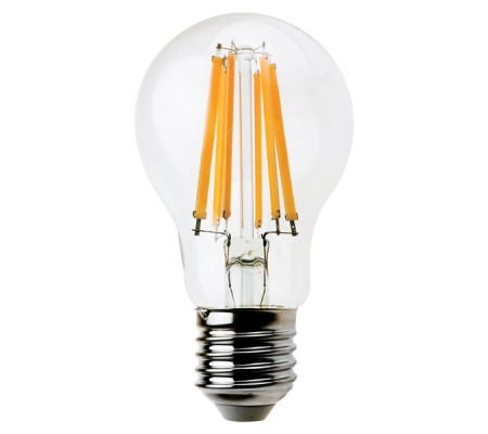 Lampada - LED - goccia - A60 - a filamento - 7,5 W - E27 - 3000 K - luce calda - Mkc - 499048565 - 8006012368468 - DMwebShop