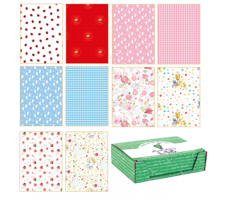 Fogli di carta regalo linea Eventi - 70 x 100 cm - fantasie assortite - conf. 100 pezzi - Kartos - 18291 -  - DMwebShop