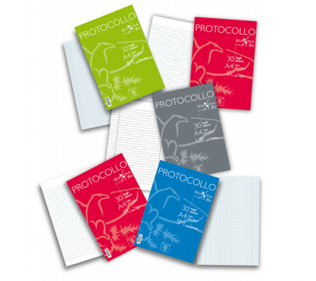 Fogli protocollo A4 Quaxima uso bollo 30fg 80gr - 0231260UB -  - DMwebShop