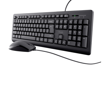 Set tastiera ultrasilenziosa TKM-250 con filo + mouse con filo - Trust - 23976 -  - DMwebShop