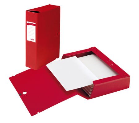 Scatola archivio Scatto - dorso 6 cm - 25 x 35 cm - rosso - Sei Rota 67900612