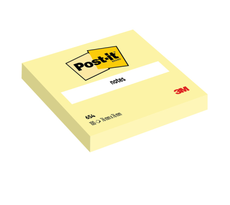 Blocco foglietti - giallo Canary - 76 x 76 mm - 100 fogli - Post-it 7100290160