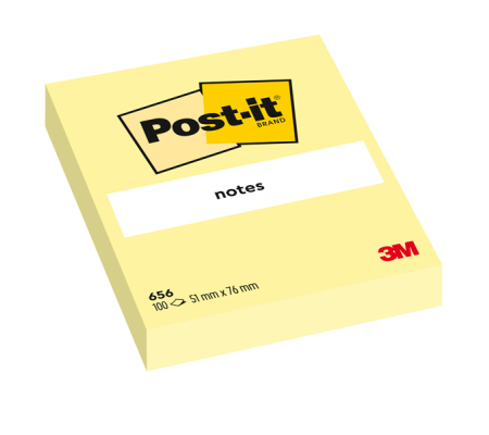 Blocco foglietti - giallo Canary - 76 x 51 mm - 100 fogli - Post-it 7100290170