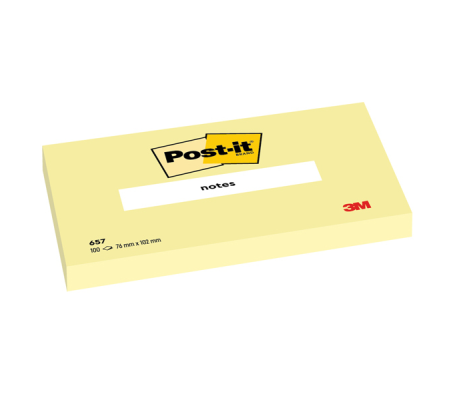 Blocco foglietti - giallo Canary - 76 x 102 mm - 100 fogli - Post-it 7100290168