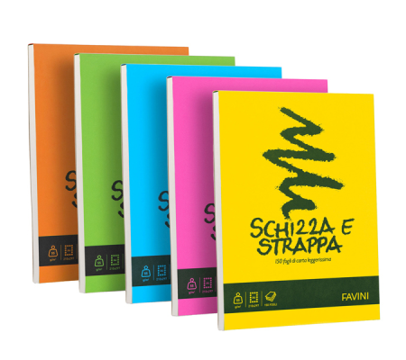 Blocco Schizza e Strappa - A3 - 297 x 420 mm - 50 gr - 150 fogli - Favini A200703